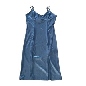 Forever 21 Metallic Slip Dress